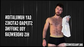 Video 1596784263: fetish gay solo, fetish humiliation, gay stepdad, fetish male gay, stepdad catches, stepdad fantasy, underwear sniffing