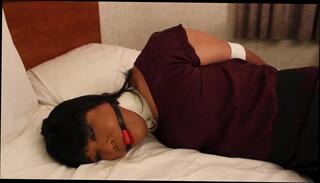 Video 87786201: bdsm gay bondage, crossdresser bound, ball gag, asian crossdresser, bed bound, strapped bed, bondage hd