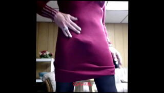 Video 1019517865: sissy boy solo, shemale sissy boy, sissy dress, home alone horny