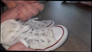 Video 1501693303: feet fetish handjob, solo masturbation feet, male feet fetish, solo male masturbation cum, solo male masturbation cumshot, solo amateur cum, boots feet, small cum