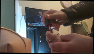 Video 1619222715: feet foot fetish toes, toe nails, pink sissy