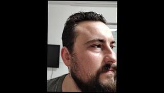 Video 1585875013: solo male fetish, amateur solo male, beard solo, face fetish, romanian amateur