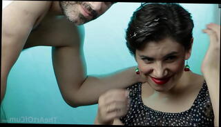 Video 1426374545: amateur blowjob facial cumshot, wife cum facials, wife friend cum, brunette cumshot facial, short hair brunette blowjob, funny wife, wife romantic, wife female