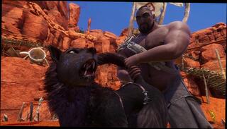 Watch the video about Furry Wolfhybrid animation (Wildlife game)