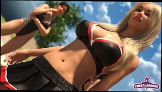 Video 1621973883: schoolgirl cheerleader, brunette teen cheerleader, blonde teen cheerleader, cartoon teen, blonde college cheerleader, young blonde cheerleader, old cheerleader, game cartoon, school college teen, romantic teen blonde