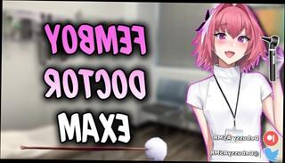 Video 1598994373: amateur femboy playing, doctor examines