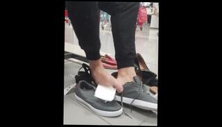 Video 1413390503: feet foot soles, barefoot foot, solo female feet, solo brunette amateur babe, couple foot, feet soles shoes, barefoot outside, barefoot public, brazilian foot, babe shopping