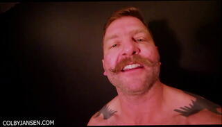 Watch the video about Handsome Stud Colby Jansen Jerks Off His Erect Dick And Cums