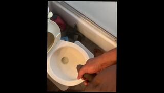 Video 1498020203: pissing peeing fetish, solo pee fetish, amateur piss fetish, male pov pee, amateur pov dick, big dick pee, amateur ebony solo, men peeing, muscular solo