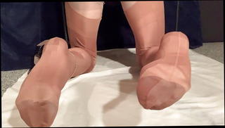 Video 1068294901: pantyhose feet foot, fetish feet pantyhose, vintage foot fetish, shemale feet fetish, nylon pantyhose stockings, nylon feet heels, hot nylon feet, foot fetish hd, shemale vintage lingerie, belt strap