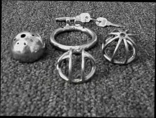 Video 361021401: bdsm sex toys, bdsm gay sex, caged clit, daddy bdsm, cock bdsm, small cock gay sex