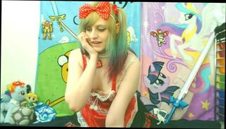 Video 202500101: amateur webcam, webcam straight, cosplay webcam, emo webcam
