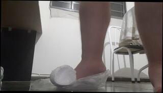 Video 1659645363: foot slave pov, amateur pov foot, femdom male slave, solo male pov, pig slave