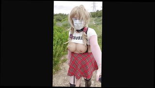 Video 1283481701: sissy riding dildo, schoolgirl riding dildo, sissy anal dildo, strapon anal dildo, strapped humiliated, sissy riding cock, shemale rides dildo, riding dildo orgasm, dildo ride public, riding huge dildo, riding small dildo, tiny tits, masked sissy