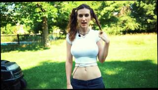 Video 1445695703: piper blush, solo model, big boobs model, model interview, model outdoors, female model