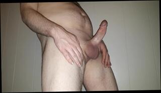 Watch the video about My Thick Cock Getting Hard!