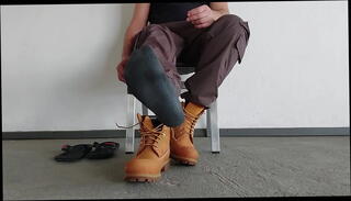 Video 1594958385: denis reed, fetish feet worship, feet worshipped cum, gay feet worship, amateur feet worship, flip flops worship, gay flip flop cumshot, gay leather fetish, leather boot worship, uniform fetish