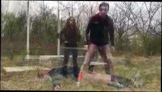 Video 1427682601: hardcore ball busting, busted straight, ball park