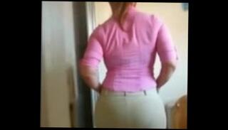 Watch the video about British pawg strips and takes a shower part 1