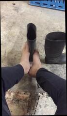 Video 282115401: gay man feet, boots feet