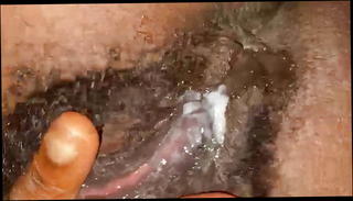 Watch the video about Ebony slut gets dripping wet and creamy