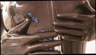 Video 1181188201: latex oil, latex shemale