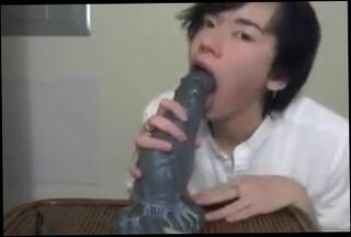 Video 357825204: twink dildo, toying asian twink, gay asian twink, twink licks