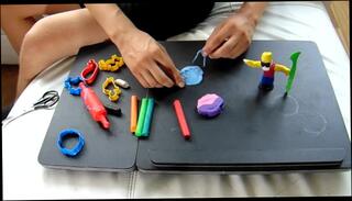 Video 1570651083: solo amateur toys, solo toy play, solo male toy, male cartoon