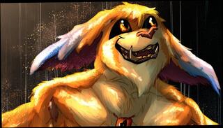 Video 1579870723: cartoon furry, gay furry, furry muscle, gay thong