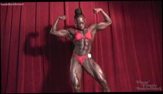 Video 217362301: tit goddess, ebony goddess, muscular goddess, muscle goddess, black goddess, ripped woman, ripped straight, small tits woman, ripped female