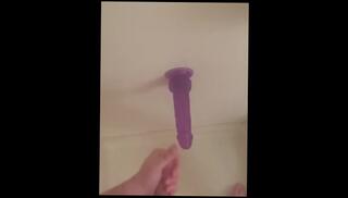 Video 1021818703: solo anal dildo ride, chubby dildo ride, solo amateur dildoing, chubby gay dildo, solo male dildo, shower dildo ride, shower dildo fuck, guy rides dildo, chubby straight guy