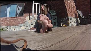 Video 250330001: gay man feet, feet outdoors, porn jerking, jerking huge load, soles jerk