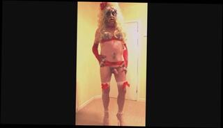 Video 307059001: crossdressing slut whore, gay crossdresser, amateur crossdresser, blonde crossdresser