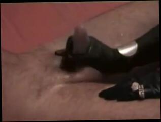 Video 857279704: bdsm fetish, bdsm handjob, leather handjob, sensual handjob