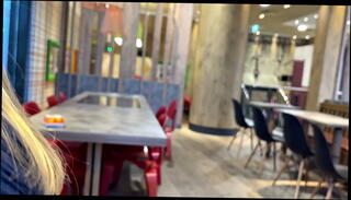 Video 1598739535: blonde milf handjob, milf public outdoor, milf sloppy, milf spit, public action