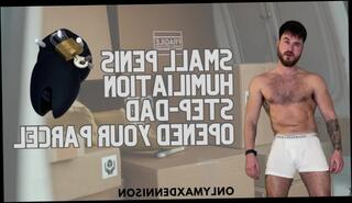 Video 1595261353: fetish gay solo, fetish humiliation, small penis humiliation, stepdads penis, fetish male gay, stepdad fantasy