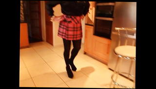 Video 1245942301: shemale milf solo, pantyhose solo, milf stockings solo, mature milf solo, shemale lingerie solo, skirt pantyhose, pink pantyhose