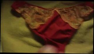 Video 45010901: gay man cum, panties cum, panty cumshot