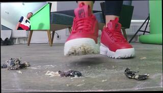 Video 1518106904: foot fetish humiliation, crush compilation, innocent