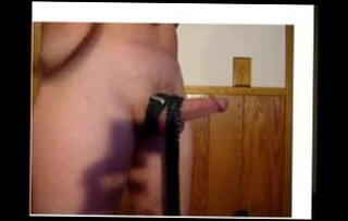 Video 20759201: bdsm masturbation, gay bdsm, belt whipping, self cbt, man bdsm