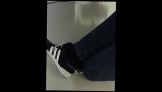Video 910874203: candid feet shoeplay, feet solo, amateur solo male, solo amateur young, socks shoeplay, old feet