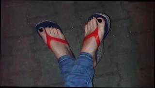 Video 513273704: sexy feet flip flops, foot fetish