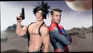 Video 1575328344: gay bareback hunk, bareback sex cumshot, bareback muscle hunk, barebacks pierced, sucking anal, sucking games, sucking inside