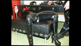 Video 50302715: master slave, slave pussy, slave girl, girl touches pussy, german spanking