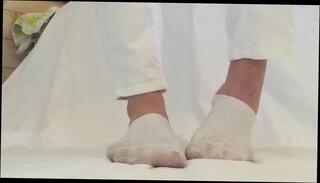 Video 870237304: foot fetish solo, female foot fetish, foot fetish hd, dirty white socks