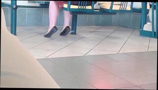 Video 932180104: foot fetish, candid shoeplay, shoeplay black