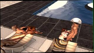 Video 742216385: foursome group sex orgy, sex orgy blowjob, couples orgy, orgy cumshots, pool orgy, brunette orgy