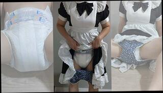 Video 1597495093: crossdresser femboy sissy, sissy crossdresser solo, fetish crossdresser sissy, sissy crossdresser maid, sissy femboy jerking, sissy crossdresser masturbates, amateur sissy crossdresser, diapered sissy, asian sissy crossdresser, solo masturbation handjob, crossdresser cosplay masturbation, solo male jerking, wearing diapers, thick diaper, crossdresser dress, 60fps amateur