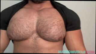 Video 1592654475: worship oil, worship hairy, hairy hunk gay, gay hairy daddy, muscle hunk worship, daddy pops, hairy latino gay, bodybuilder worship, bouncing oiled