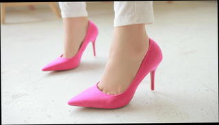 Video 723454601: pantyhose high heels, pantyhose sounding, straight